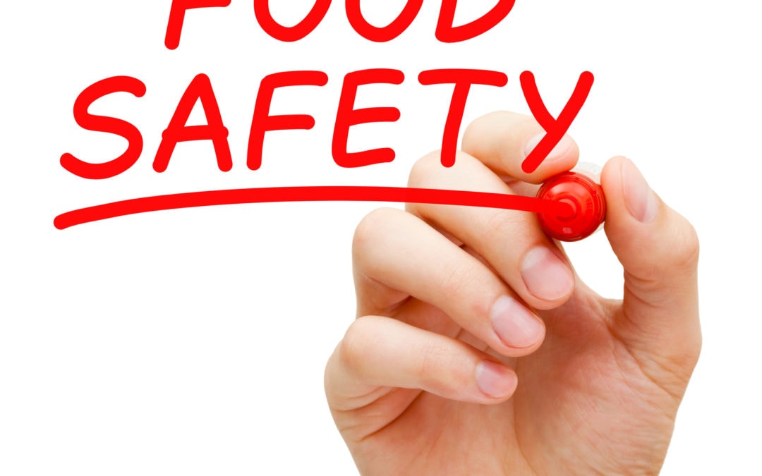 Food Safety Handwritten With Red Marker